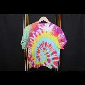 Tie-Dye Cropped Shirt